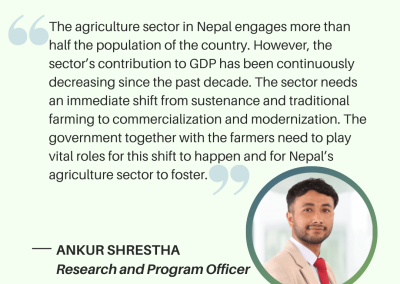 <strong></noscript>Needs for Modernization of Nepal’s Agriculture Sector</strong>