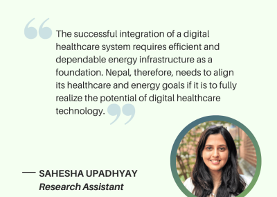 Nepal’s Quest for a Digitized Healthcare System: The Importance of Electrification
