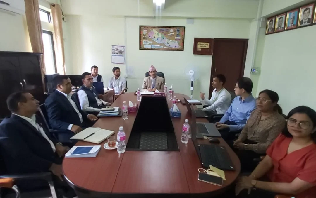 Meeting with Chief Secretary of Gandaki Province