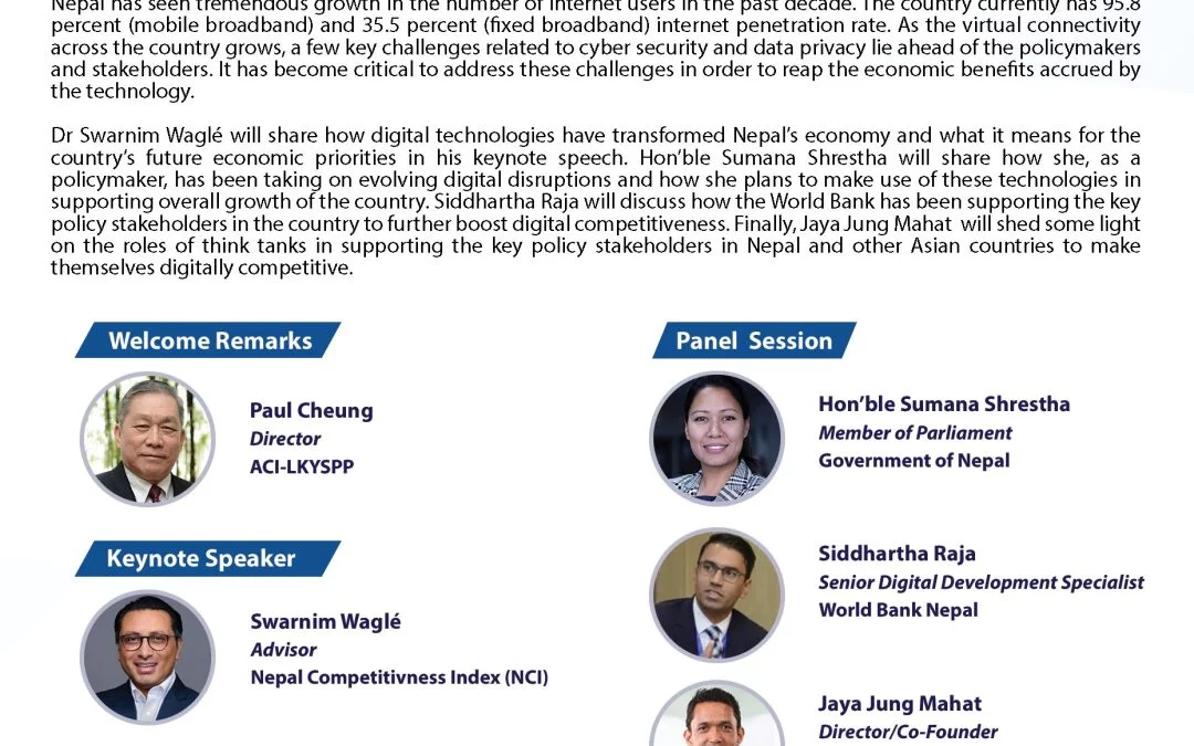 Webinar – Nepal’s Digitalization Journey | Nepal Competitiveness Index (NCI)