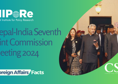 Foreign Affairs Fact 2 – Nepal India Seventh Joint-Commission Meeting